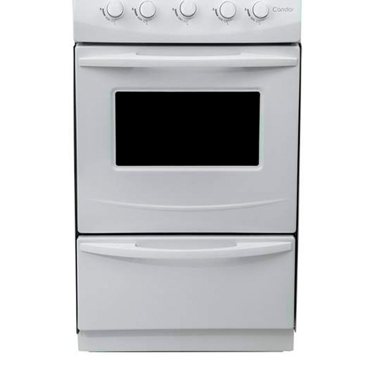 Cocina Escorial Candor Gas Envasado Con Puerta Con Visor Color Blanco
